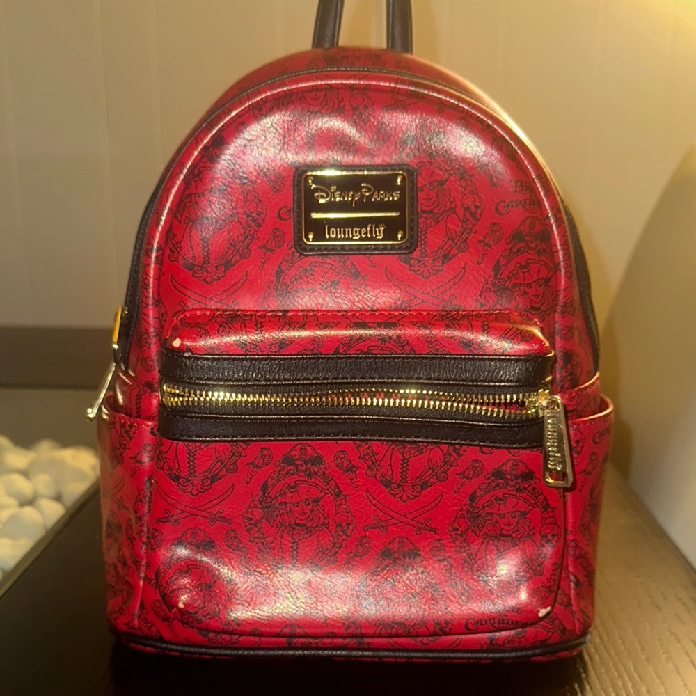 Loungefly Red Disney Backpack
